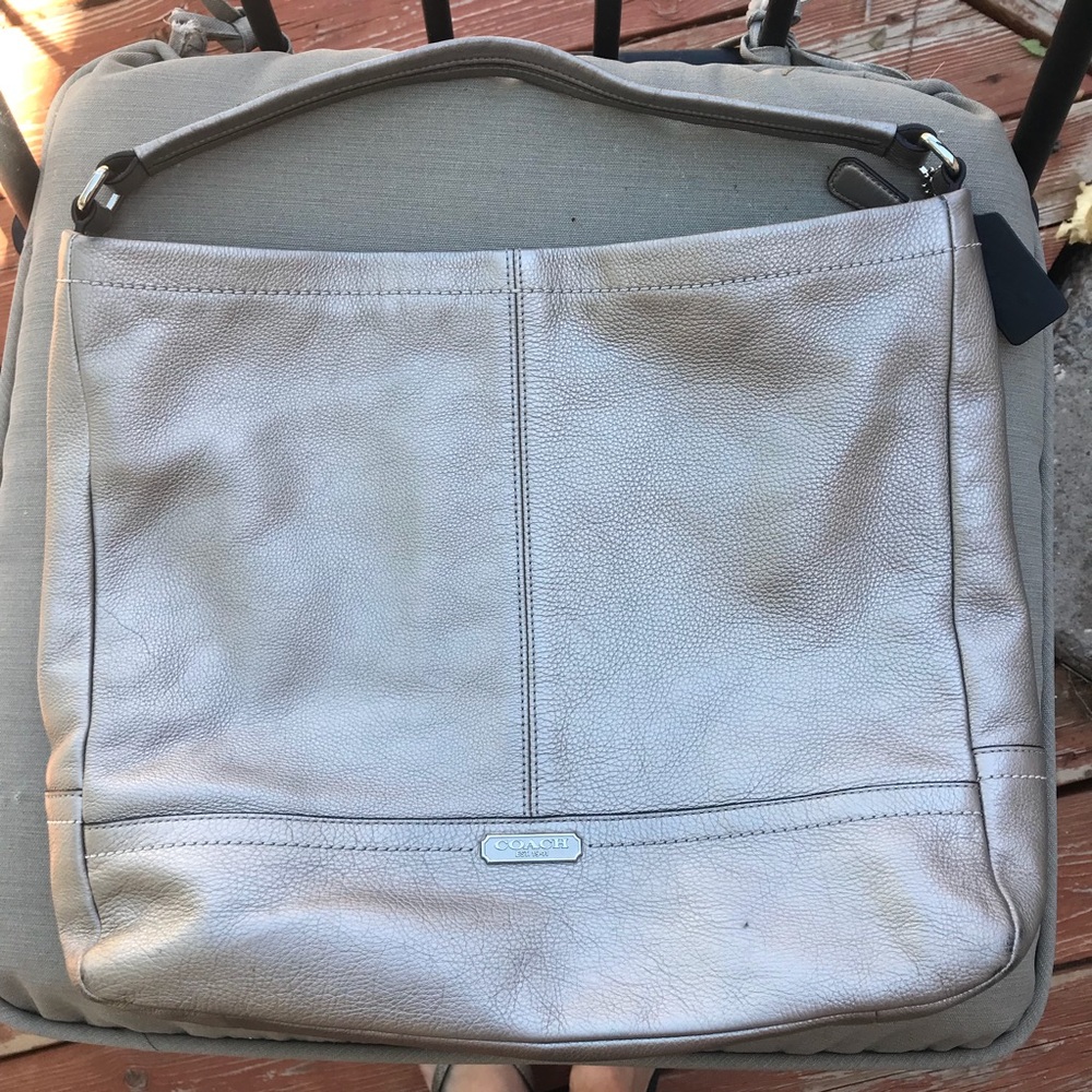 Coach Metallic Hobo Crossbody Purse